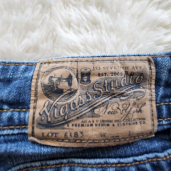 SIZE 29 7/8 *Vigoss Studio Jeans Boot Cut, Flap Pocket - Picture 4 of 13